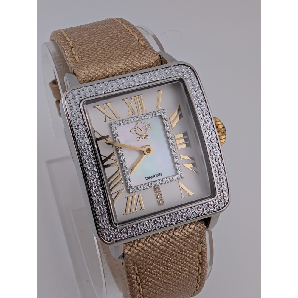 GV2 by Gevril 12304 Women's Padova Swiss Quartz Diamond Limited Edition Watch